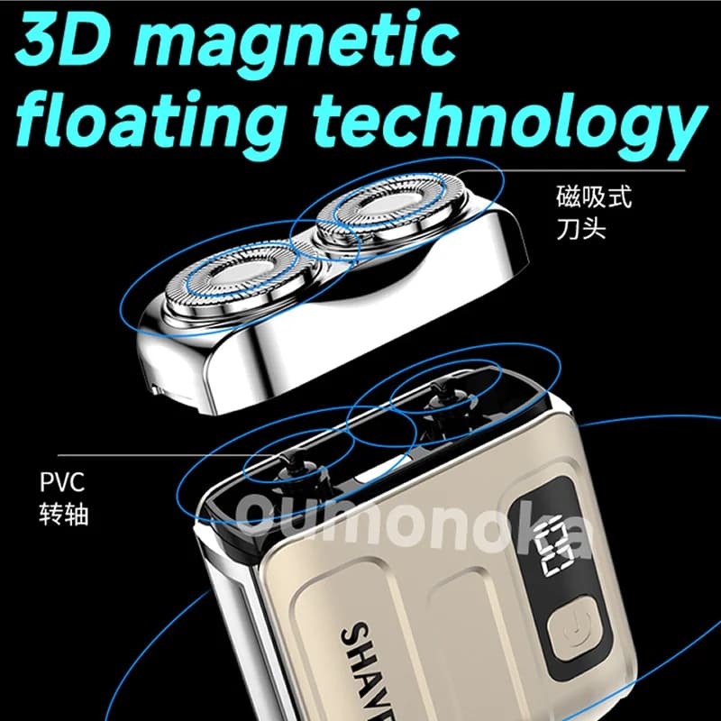 ماكينة حلاقة كهربائية احترافية جديدة للرجال، ماكينة حلاقة، ماكينة تشذيب اللحية، ماكينة حلاقة للحلاقين، ماكينة قص الشعر، دروب شيبينغ - 3