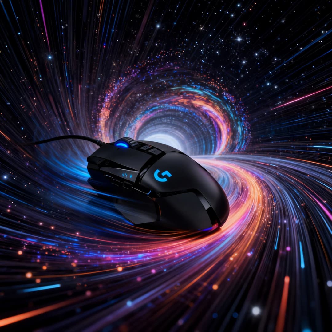 Logitech G502 HERO/G402 تتميز بتصميم أنيق، وإضاءة RGB، وتجمع بين الجمال والأداء.