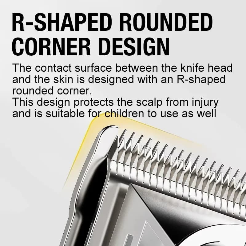 All metal blade male clipper, electric hair clipper, household electric hair clipper, hair salon, high-power pet clipper - 5