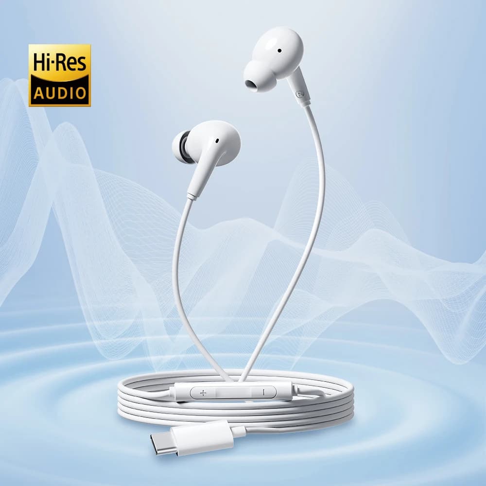 سماعات أذن إديفاير P230 سلكية داخل الأذن USB-C تحكم عن بعد مدمج ميكروفون هاي-ريز صوت لأيفون وأندرويد