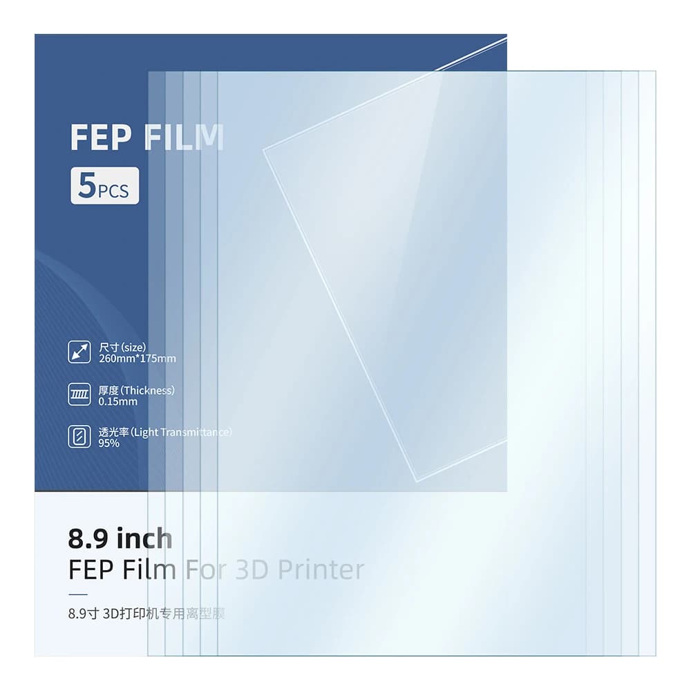 ANYCUBIC 3d Printer Parts 2Pcs/5Pcs a set FEP Film Thickness 0.15mm For Photon Mono X / Mono X 6K / M3 Plus / Mono X2/Mono X 6Ks - 4