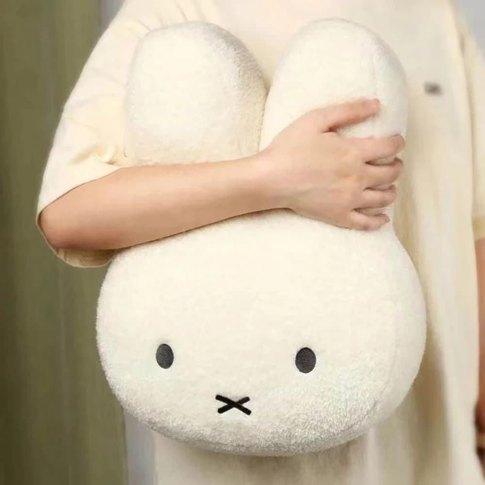 Kawaii Miffy Cute Plush Pillow Cartoon Rabbit Add Cotton High Quality Household Bedroom Simple Sofa Cushion Girl Festival Gift - 6