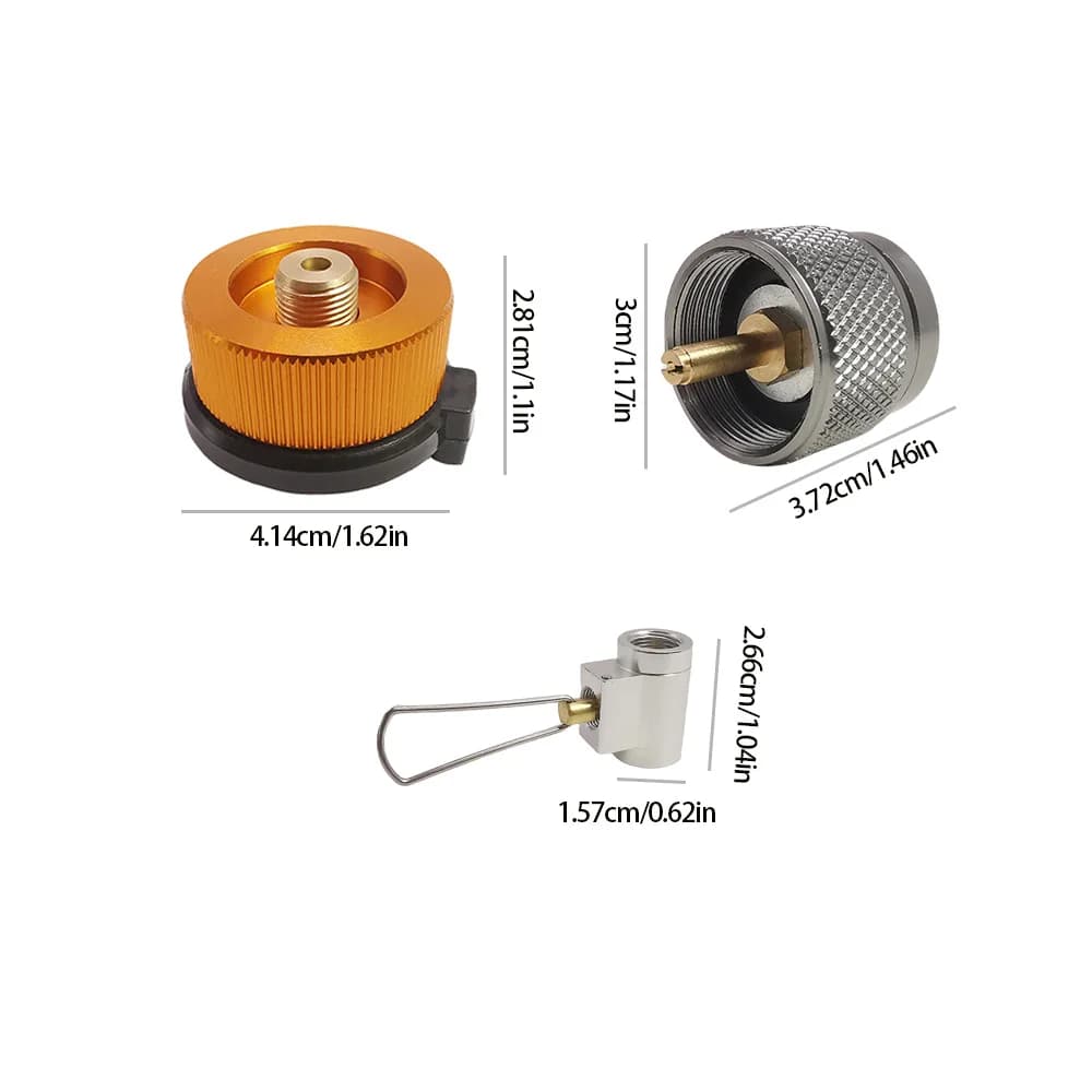 1Pc Camping Stove Adapter Converter Butane Canister Adapter Refill Adapter EN417 Lindal Valve Canister Shifter - 5