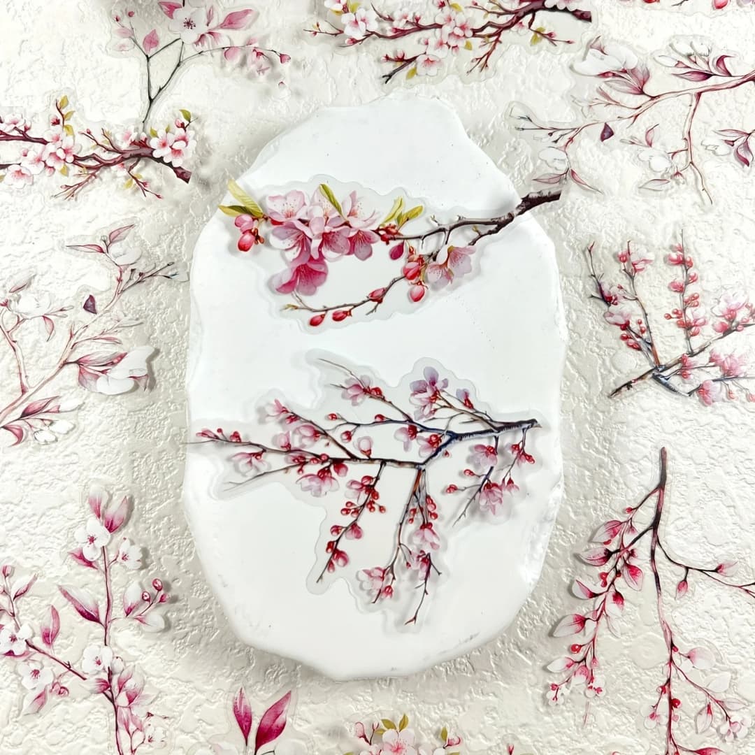 20 ملصق أوراق نباتية، لصنع سجل القصاصات، إطارات الصور، ملصقات يوميات، ديكور منزلي، ملصقات قرطاسية إبداعية - 3