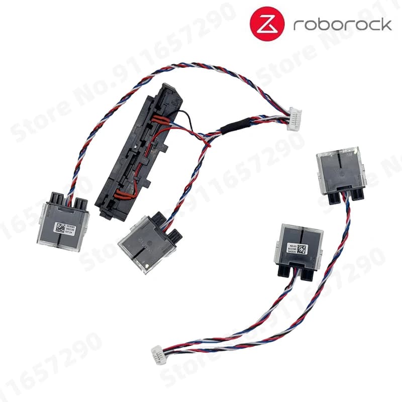 قطع تجميع حافة يمنى ويسرى لجهاز تنظيف Roborock Q8 Max Q8 Max+ Q5 Pro Q5 Pro+ Ultron lite، مستشعر حافة أصلي - 2