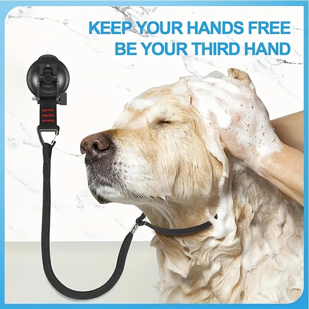 1 Set of Cat and Dog Bathing Fixed Suction Cup Pet Grooming Table Harness Pet Hair Trimming and Blow-Drying Leash S003257
