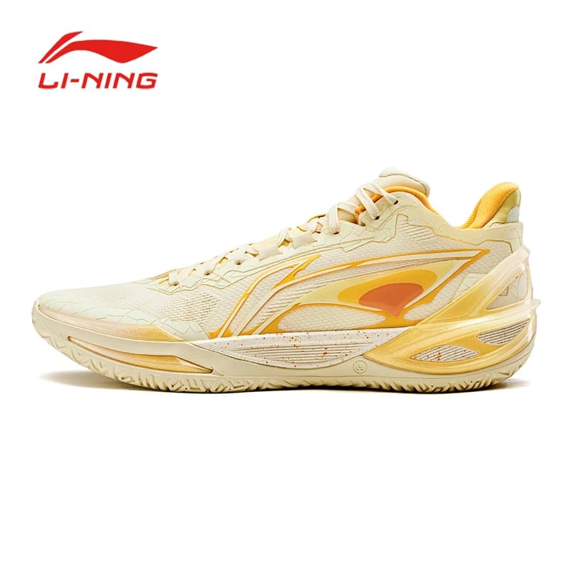 أحذية كرة سلة LI NING LIREN6 للرجال، أحذية رياضية للشباب بتصميم باز يطير احترافية وعملية مع وسادة مرتدة