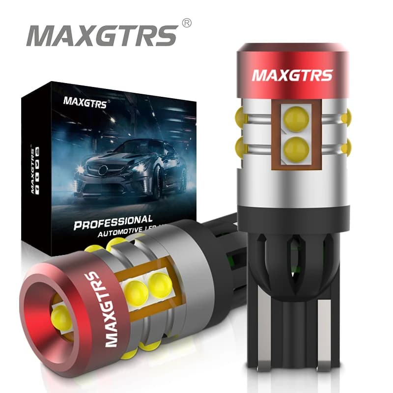 2 قطعة W5W 3030 9 SMD لمبة LED T10 للسيارة 194 168 بديل مصباح لوحة الأدوات العكسي لمبات بيضاء لإضاءة المساحات