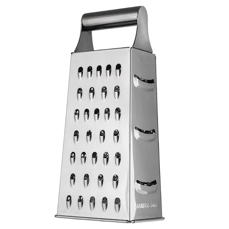 Stainless Steel 4 Sided Blades Household Box Grater Container Multipurpose Vegetables Cutter Kitchen Tools Manual Cheese Slicer - 5