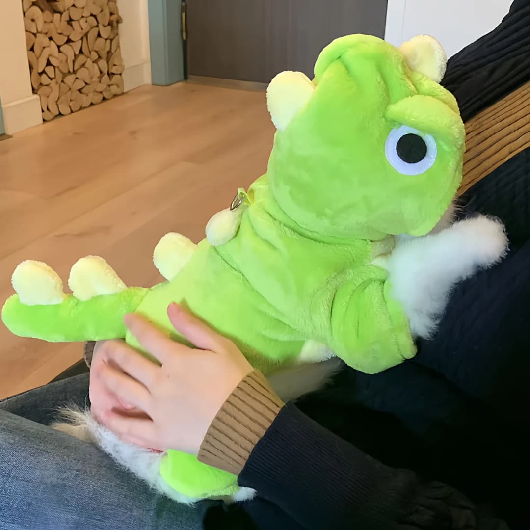 Warm Dinosaur Four-Legged Dog Clothes for Small Dogs And Cats Daily Wear Autumn Winter Cute Costume Pet Apparel Aomar Brand - 4