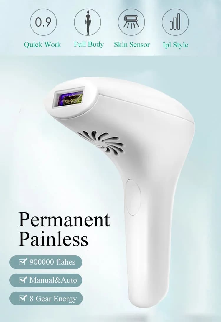 Professional Permanent Laser Depilator IPL Hair Removal For Whole Body, Depilator Remover Permanent Women Home Use Devices - 6