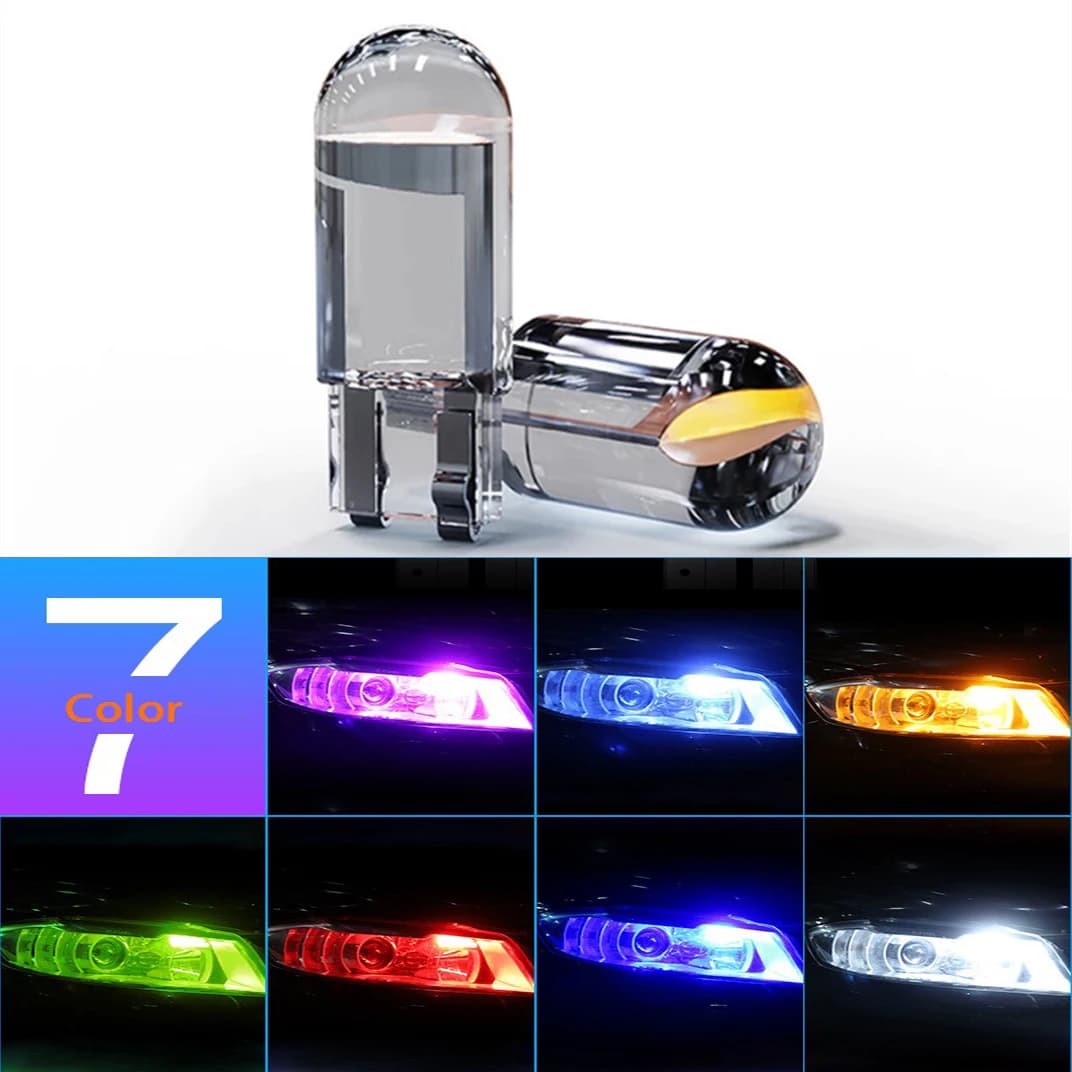 لمبة إضاءة LED للسيارة T10 W5W 12V/24V، طاقة عالية بدون أخطاء، مناسبة لسيارات ساب وبيجو بوكسر ولاند روفر ديفيندر وميني كوبر - 3