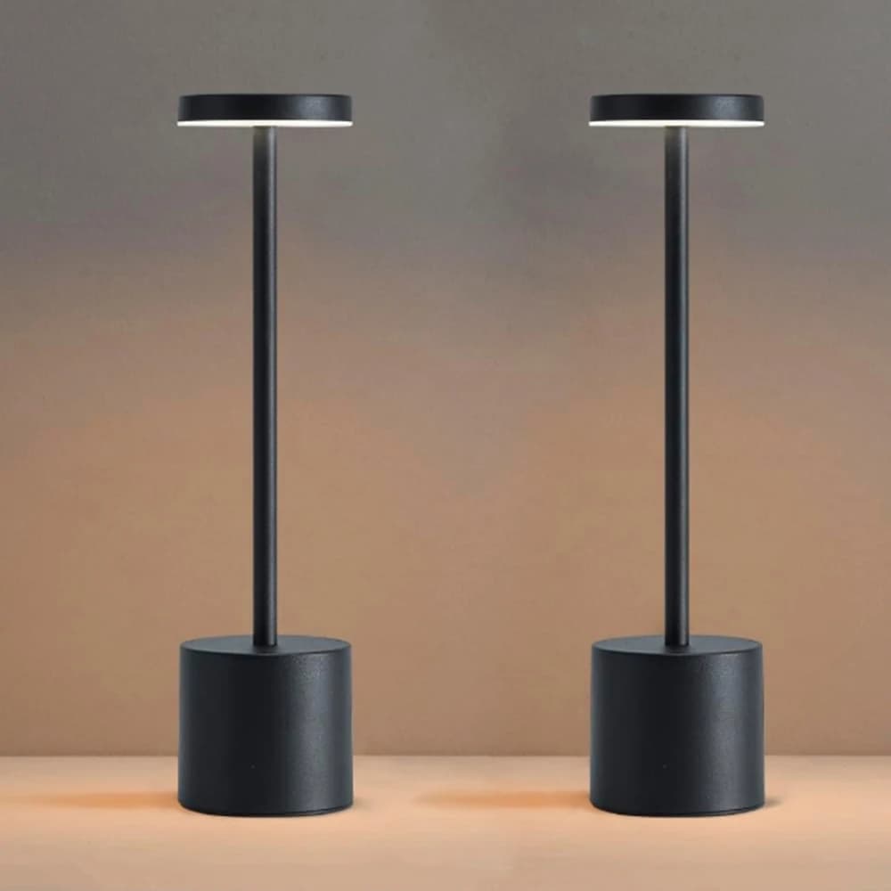 Portable LED Cordless Touch Table Lamps Rechargeable Desk Lamp 3Colors Adjustable Bedside Creative Ambient Light  for Room Decor