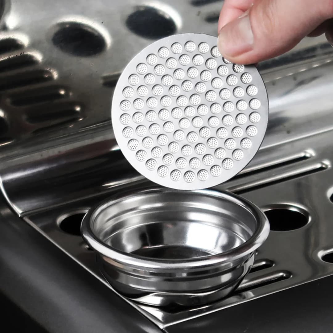 51 / 53 / 58mm Espresso Puck Screen, Reusable Mesh Coffee Filter, Thickness Puck Screen Stainless Steel Lower Shower Screen - 6