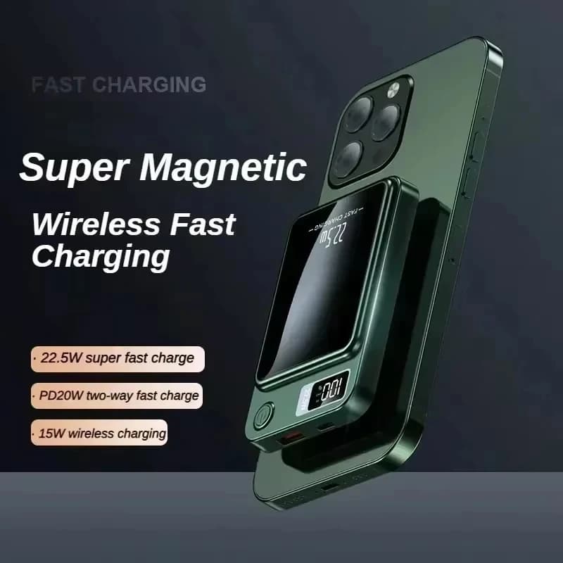 VIVO Wireless Power Bank Magnetic 200000mAh 22.5W Fast Charging External Battery Charger For Huawei iPhone PD 20W Universal - 3