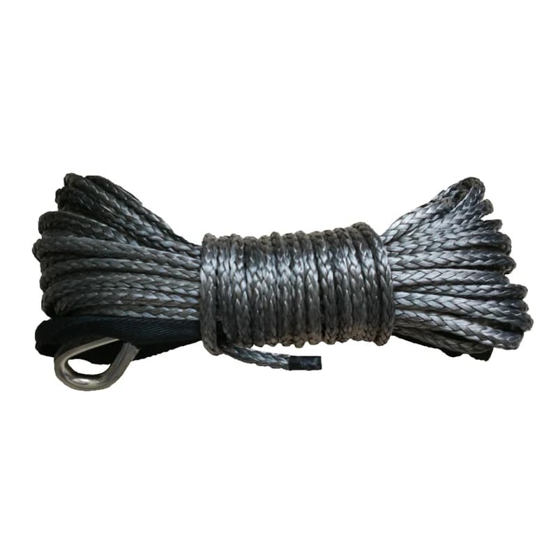 بيع مباشر من المصنع الصيني حبل رافعة اصطناعي 12 مم × 12 م كابل UHMWPE للطرق الوعرة