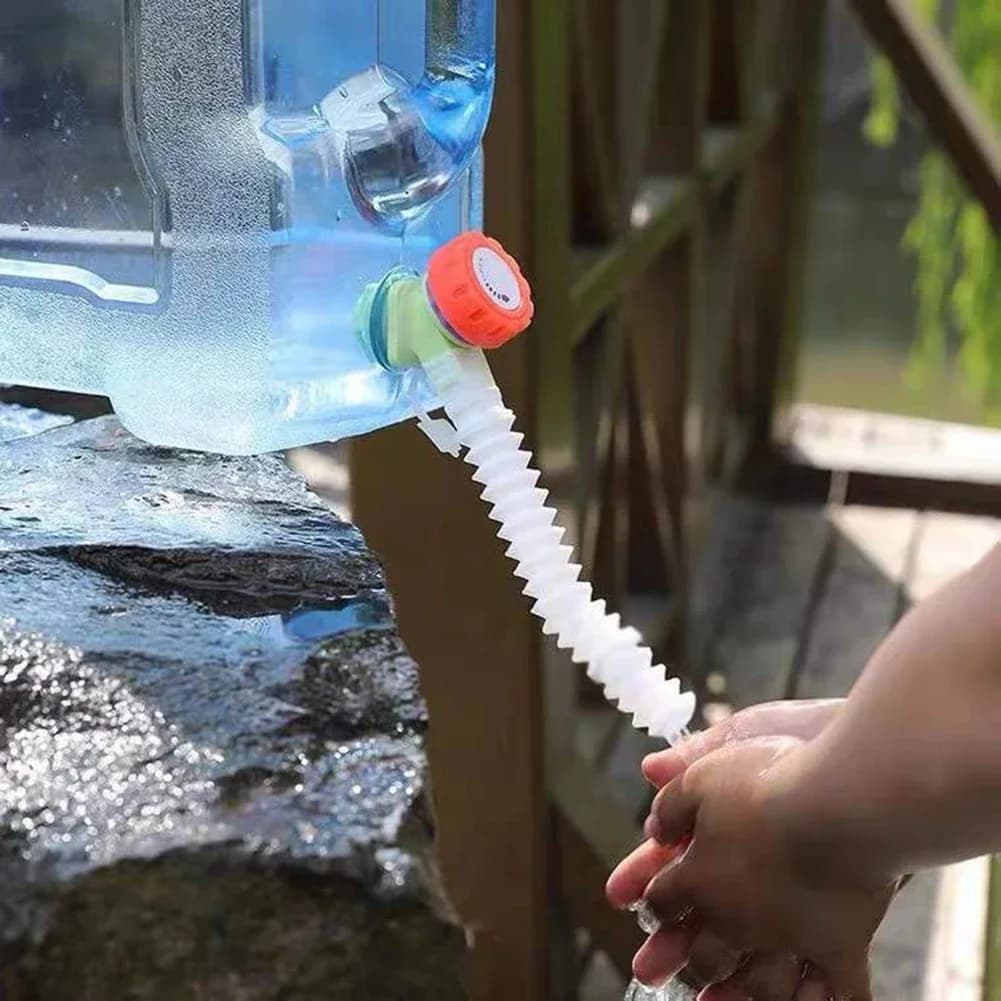 Portable Faucet Extension Tube Water Bucket Accessories Telescopic Faucet Extender Hose Extendable Tube for Outdoor Camping - 3