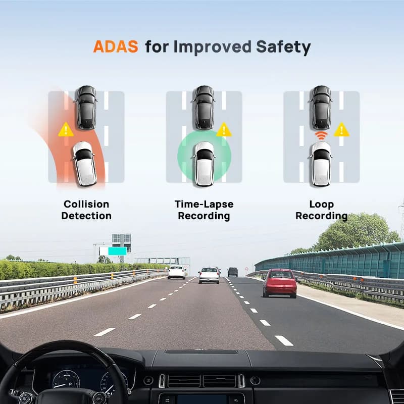 70mai Dash Cam A510 STARVIS2 IMX675 Global 140FOV 1944P HDR ADAS GPS Car Camera A510 DVR Support Rear Cam 24H Parking Monitor - 4