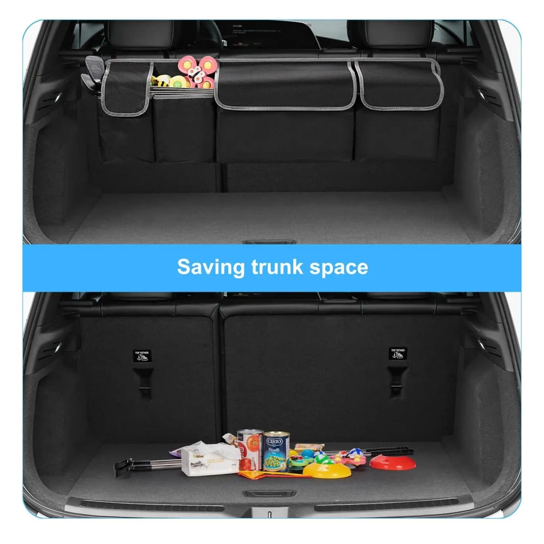Car Trunk Organizer Backseat Storage Bag High Capacity Multi-use Oxford Car Seat Back Organizers Automobile Interior - 6