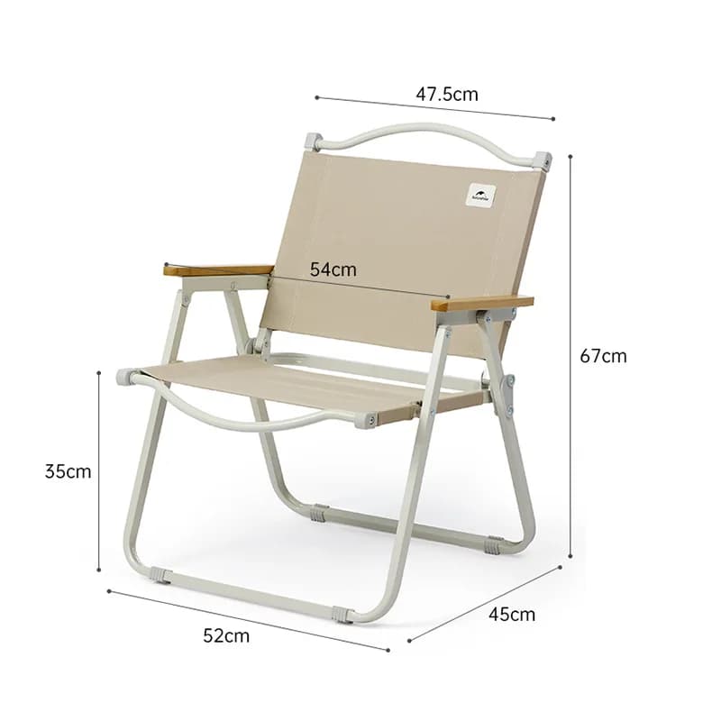 كرسي طوي Naturehike FE01 للتخييم والنزهات في الهواء الطلق، خفيف الوزن ومناسب للحدائق والسفر والصيد - 5
