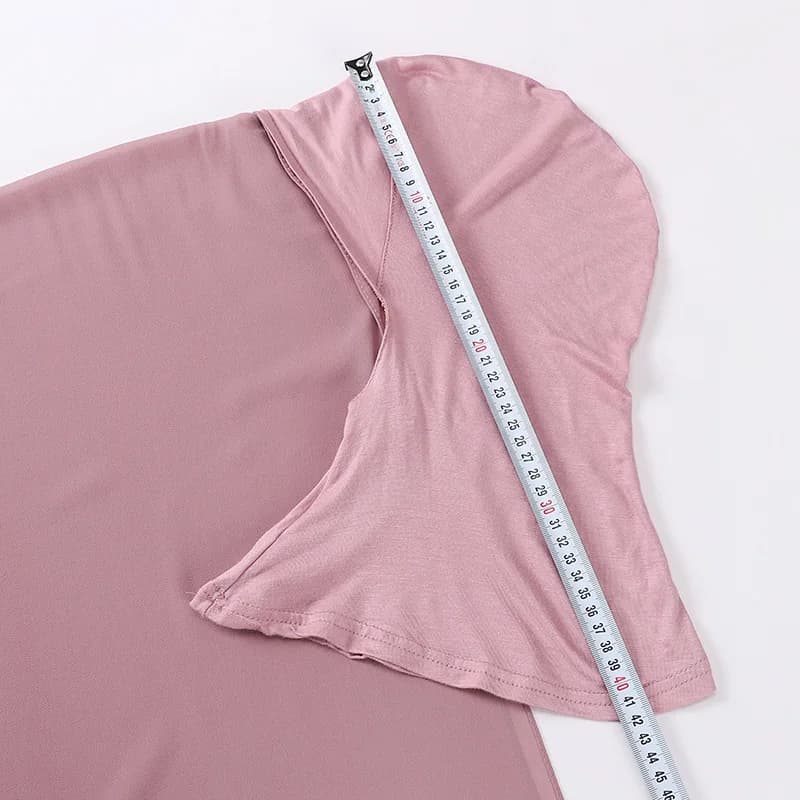 غطاء كامل داخلي شيفون إسلامي حجاب وشاح فوري قبعة إسلامية ملابس الرأس قبعات تحت وشاح العظام غطاء الرأس - 4