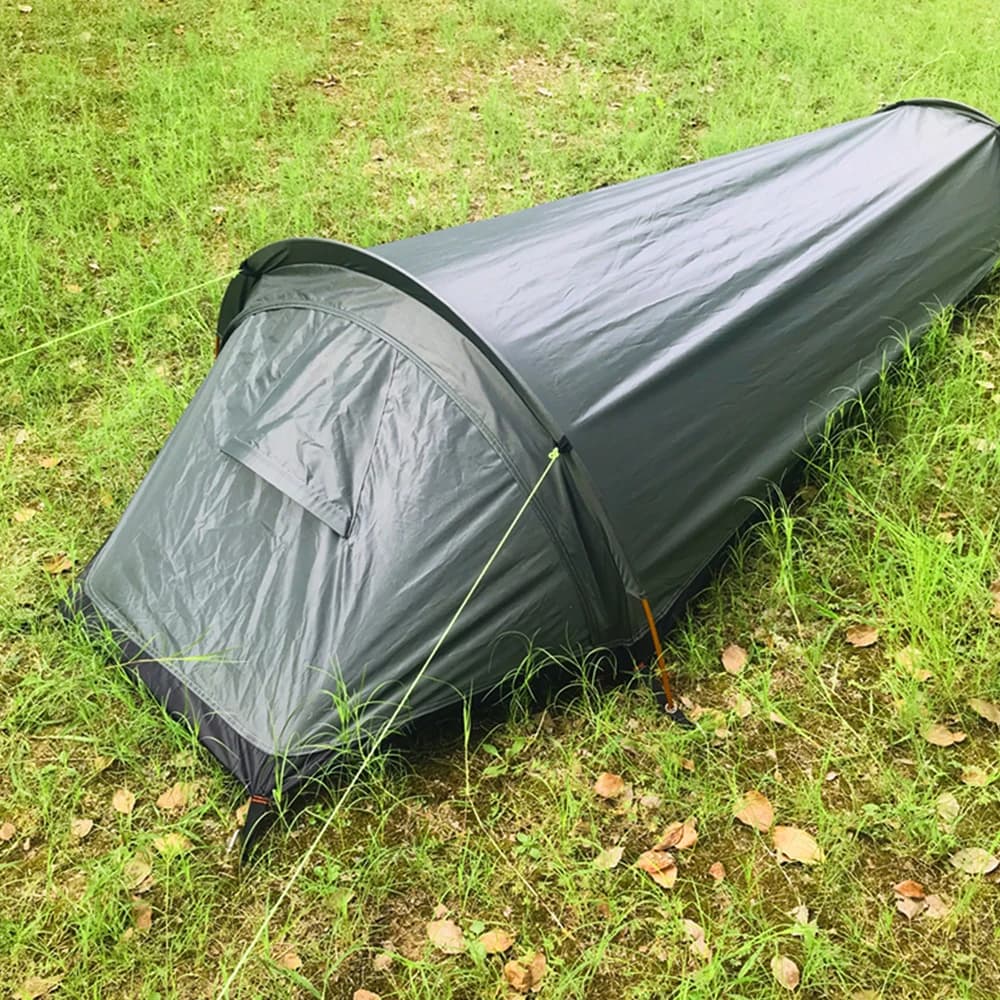 Backpacking Tent Outdoor Hiking Camping Sleeping Bag Tent Waterproof Lightweight Single Person Tent - 3