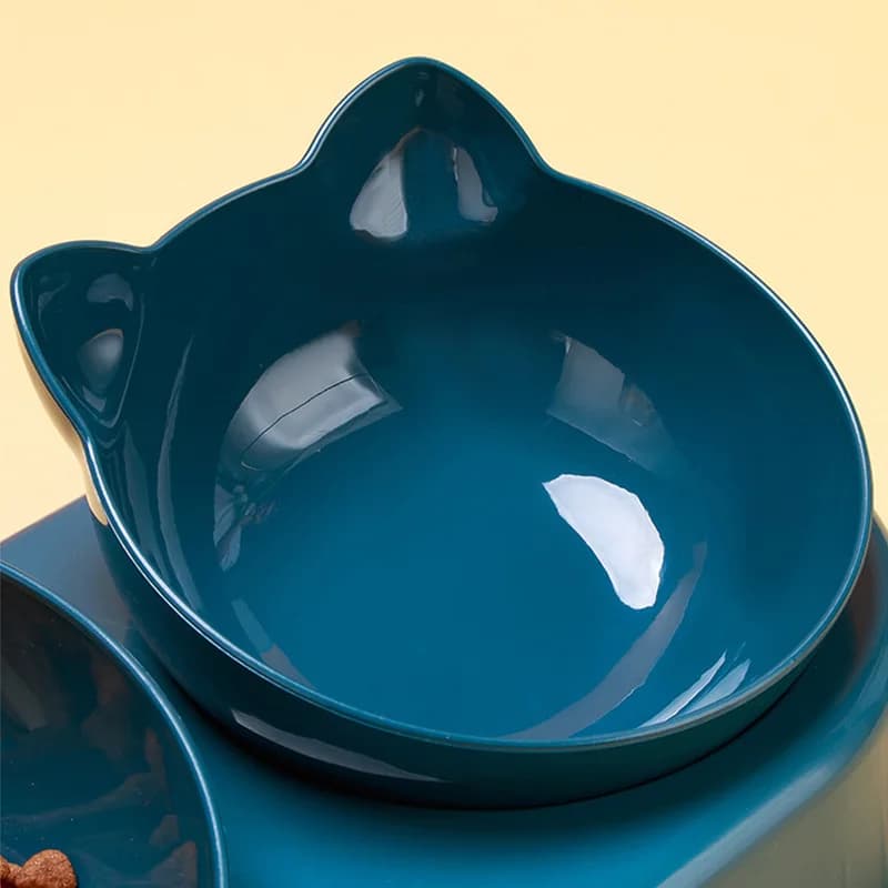 3 in 1 Cat Feeder Automatic Water Dispenser Double Bowl Pet Bowl for Small Dogs Cats Pet Food Container Cat Accessories - 3