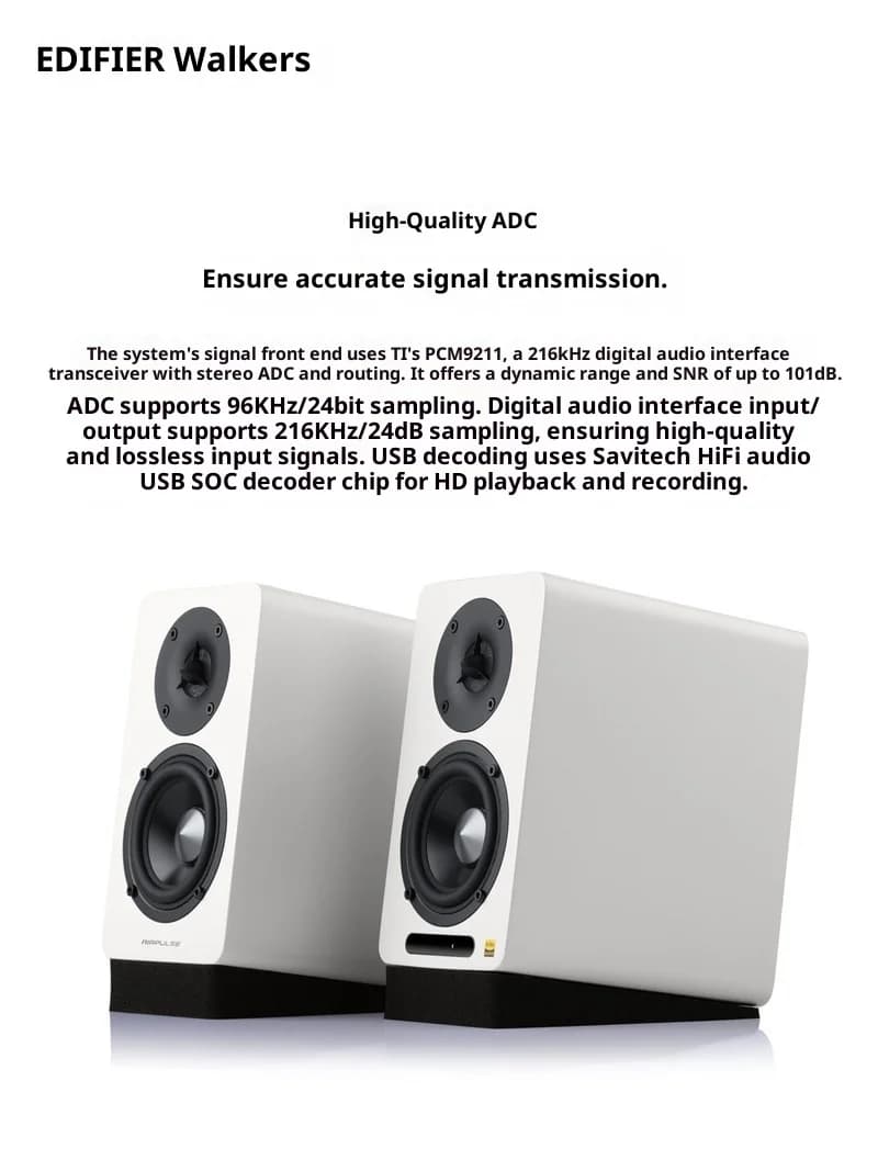 Edifier AIRPULSE A60 Desktop Hifi Bluetooth Speakers Customized Soundbox Loudspeaker High Fidelity Bluetooth 5.1 Laptop Gift PC - 4