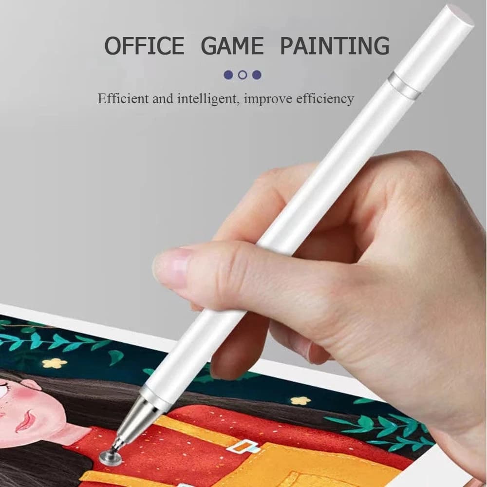 3/1Pcs Smart Tablet Phone Universal 2 in 1 Capacitive Stylus Pen Drawing Pens for iPhone/Android All Capacitive Touch Screens - 2