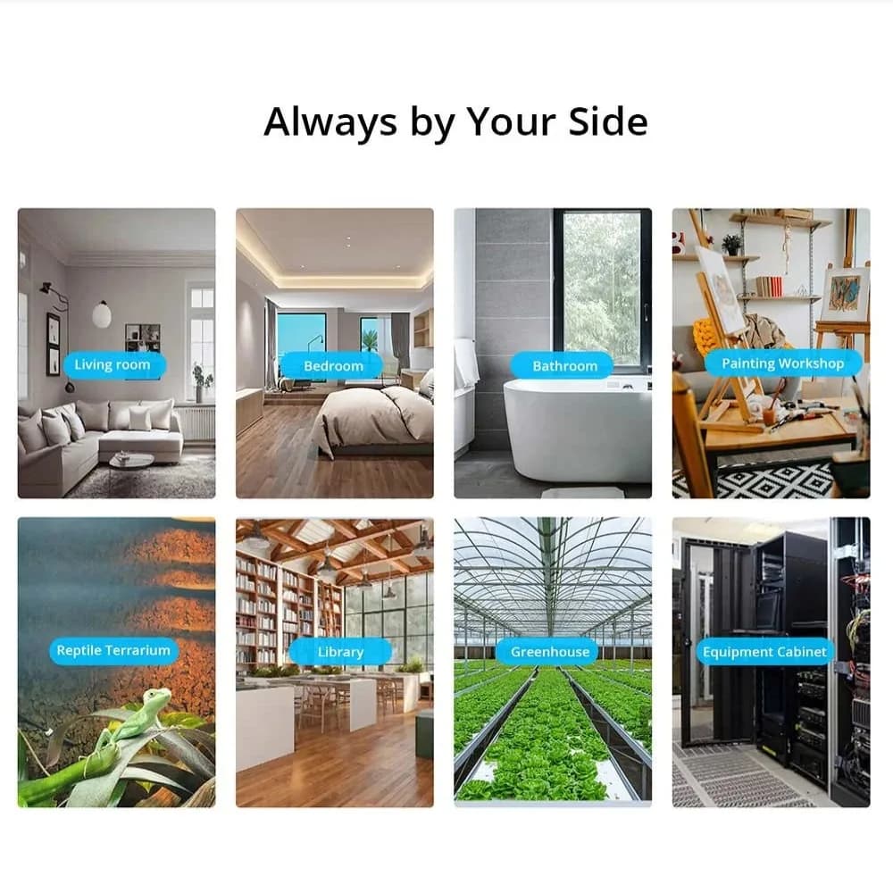 SONOFF SNZB 02P eWeLink Smart Home Gadgets ZigBee Temperature Sensor Humidity Detector Thermometer Alexa Google Assistant Yandex - 6