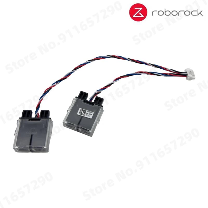 قطع تجميع حافة يمنى ويسرى لجهاز تنظيف Roborock Q8 Max Q8 Max+ Q5 Pro Q5 Pro+ Ultron lite، مستشعر حافة أصلي - 4