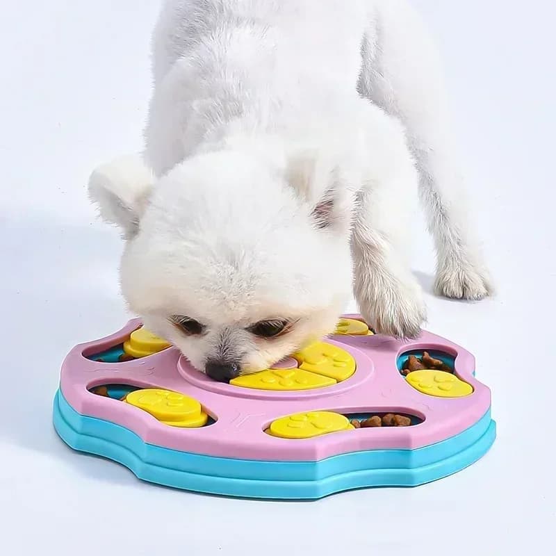 Dog Puzzle Toys Slow Feeder Interactive Increase Puppy IQ Food Dispenser Slowly Eating NonSlip Bowl Pet Cat Dogs Training Game - 3