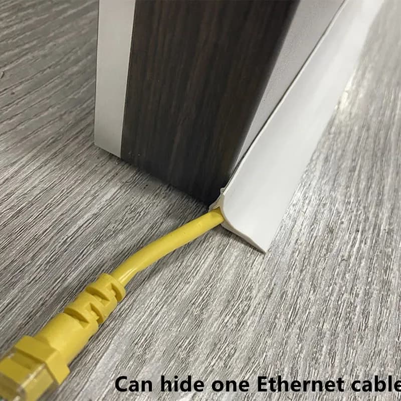 10M Ceiling Corner Line Wall Trim Strip Self-adhesive Skirting Decor Line Home Wall Anticollision Molding Line DIY Wall Sticker - 3