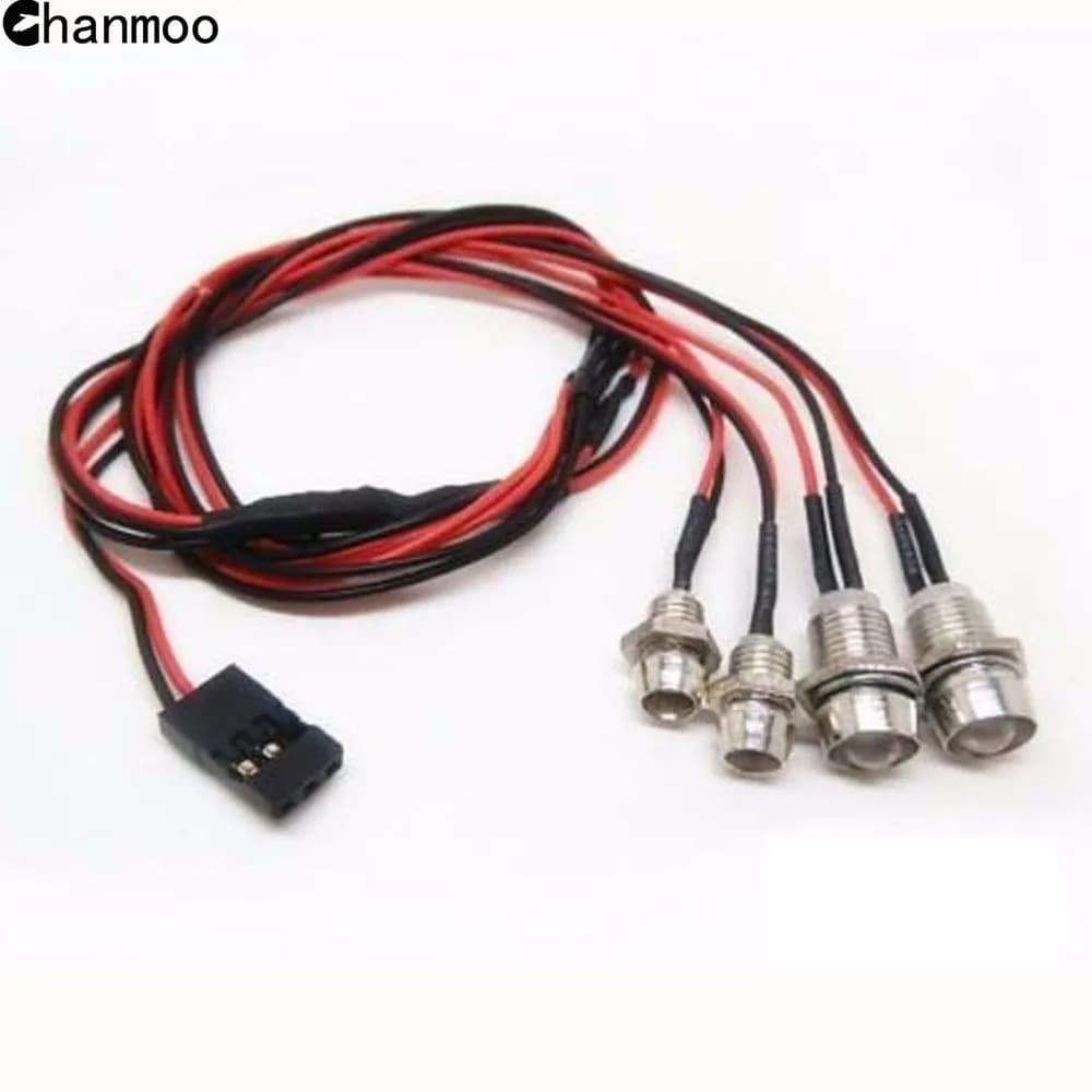 Universal RC LED Lights Set for All Kinds for RC Crawler Car On Road Drift Car Truck Leds Headlight Taillight Upgrade Parts - 3