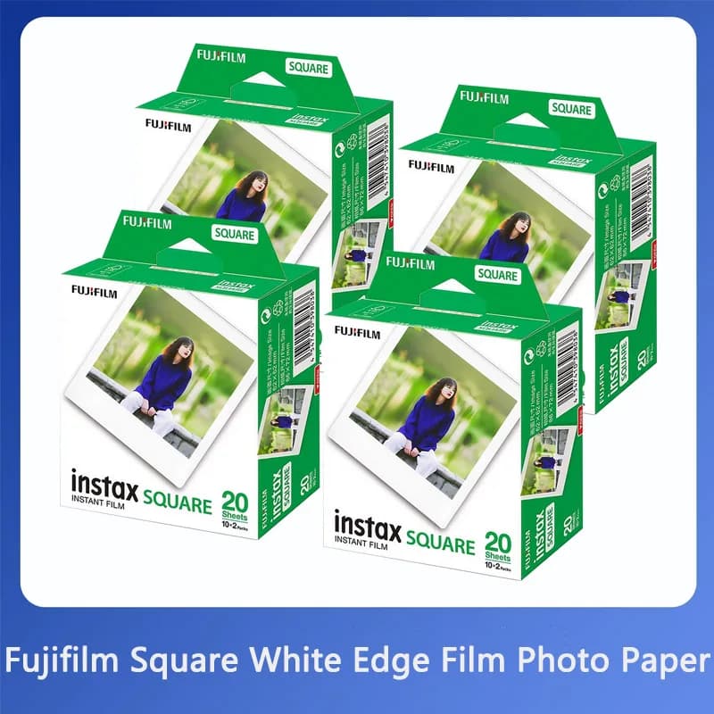 Classic Square White Edge Film Photo Paper Fujifilm Instax Square Instax For Fujifilm Instax SQUARE SQ1/SQ10/SQ40/Link Printer