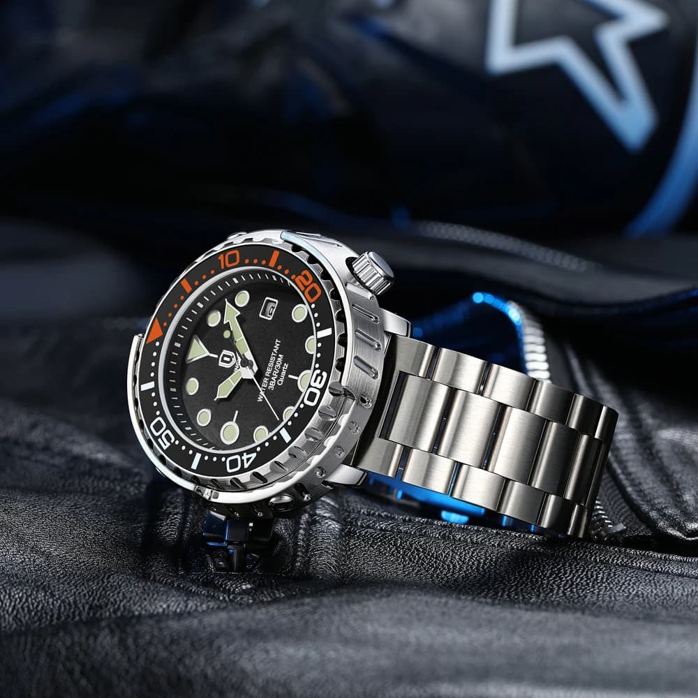 ساعة رجالي جديدة فاخرة مقاومة للماء مضيئة بتاريخ، ساعات رياضية، ساعة يد كوارتز للرجال، ريلوجيو ماسكولينو - 3