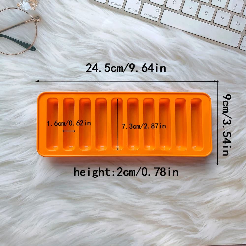 1PC Silicone Ice Bar Mold Bread Biscuit Mafen Cup Cake Mold Kitchen Baking Tray High-temperature Baking Tool - 4