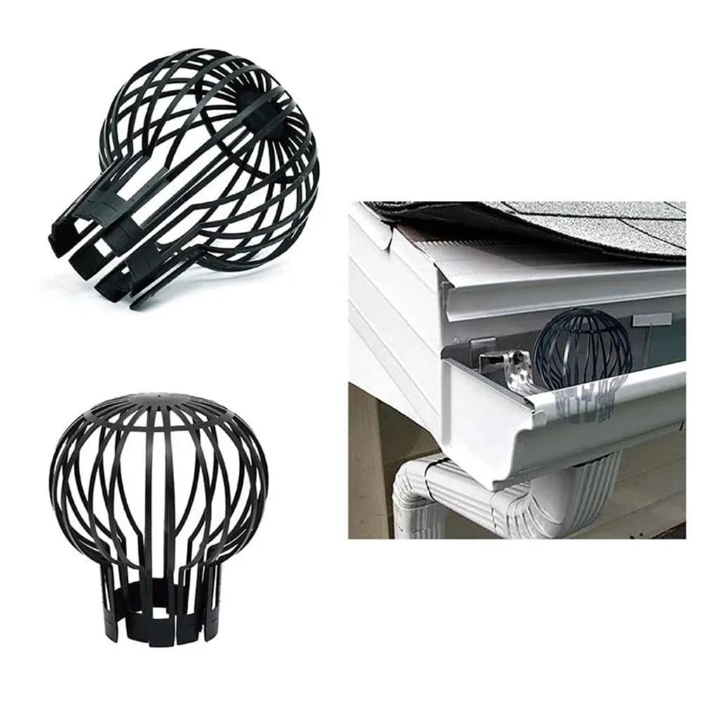 2/4/6Pcs Roof Gutter Guard Filters Expand Plastic Filter Strainer Stops Blockage Leaf Drains Drain Net Cover Gutter Guard - 5