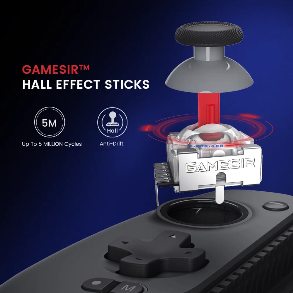 ذراع تحكم GameSir G8+ بلوتوث مع تأثير هول، مناسب لـ Nintendo Switch 2 وأندرويد وiPhone وiPad وPC - 4