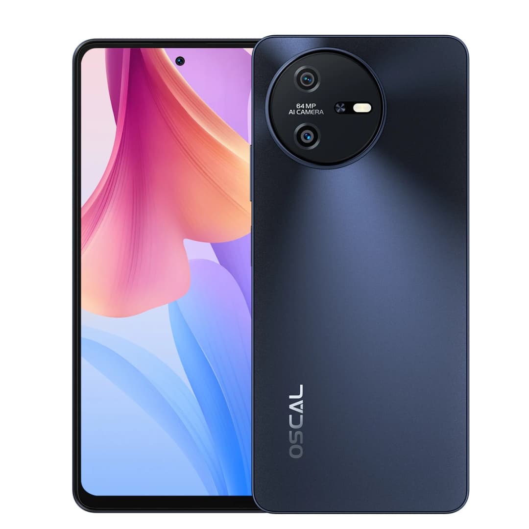 هاتف ذكي Blackview OSCAL TIGER 12، معالج Helio G99، شاشة 6.78 بوصة بمعدل تحديث 120Hz و2.4K، 8GB رام 128GB روم، كاميرا 64MP، أندرويد 13