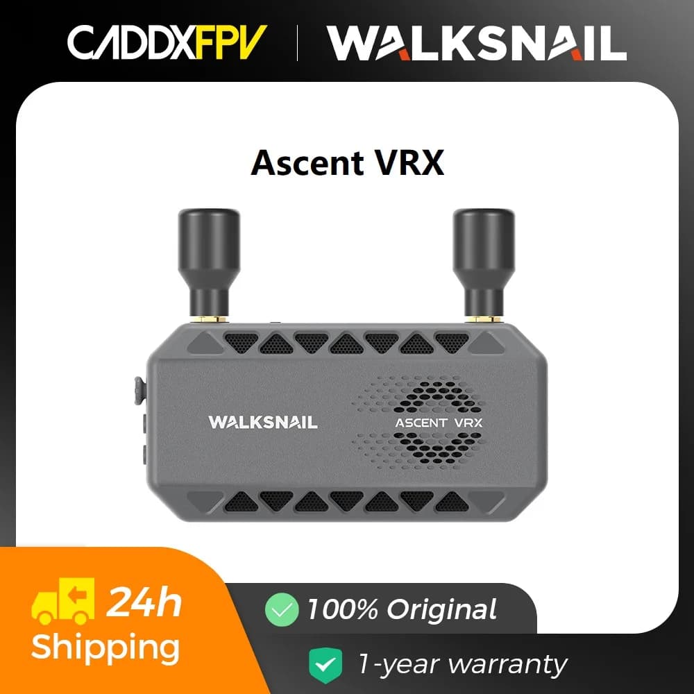 CADDXFPV Walksnail Ascent FPV VRX Receiver Supports All FPV Goggles And Displays With HDMI Input