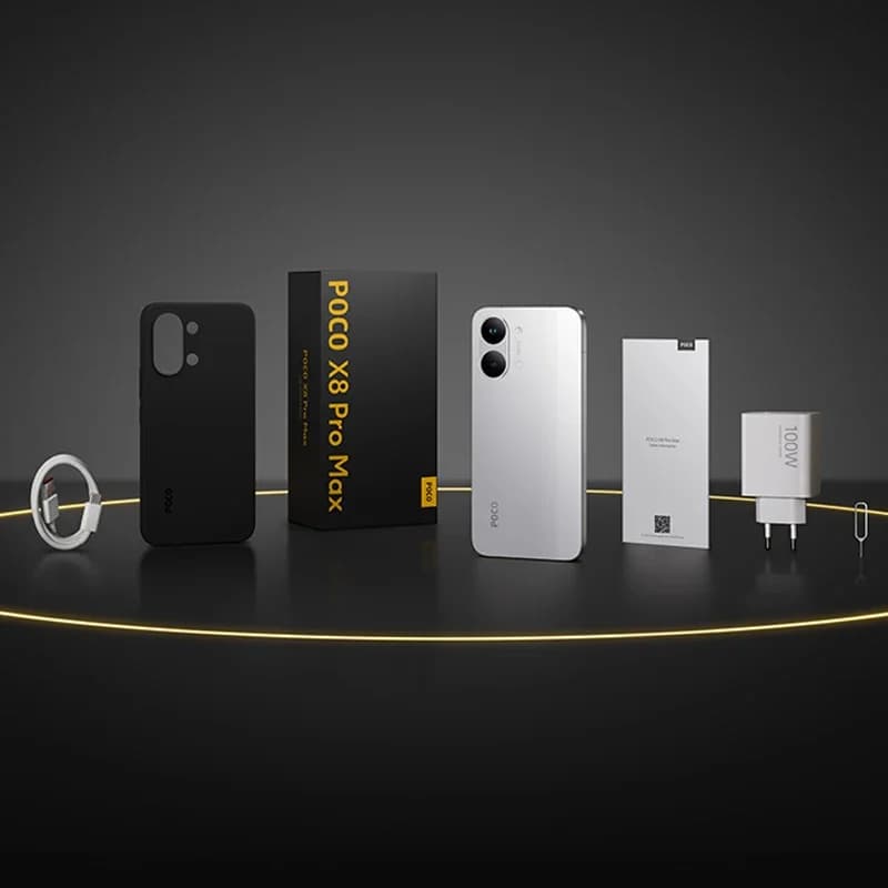POCO X8 Pro Max Global Version Phones 8500mAh 6.83'' 1.5K 120Hz Ultra-Bright AMOLED Display Dimensity 9500s Xiaomi Smartphone - 6