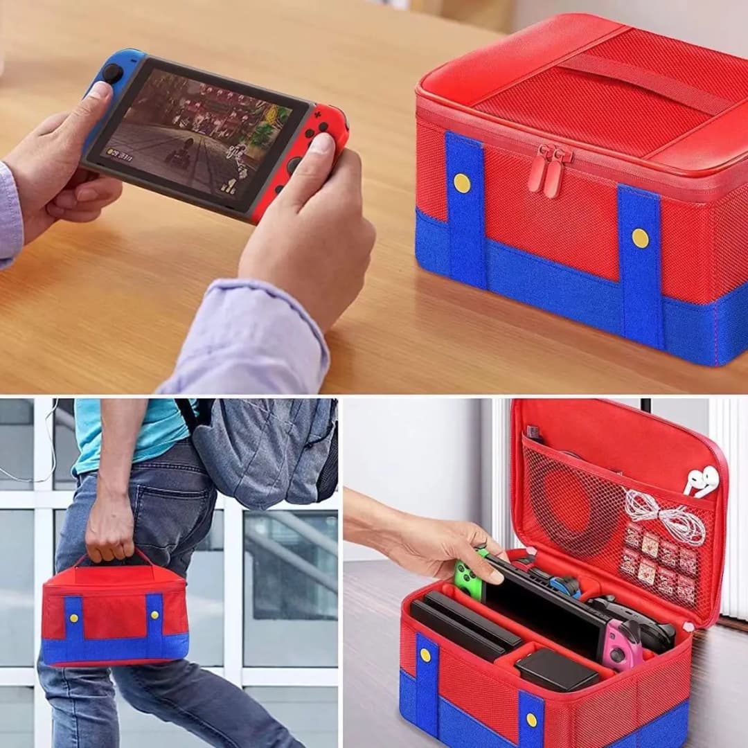 Portable Carrying Case Bag for Nintendo Switch/OLED/Lite Protective Case Storage Box For NS Switch Pro Controller Accessories - 3