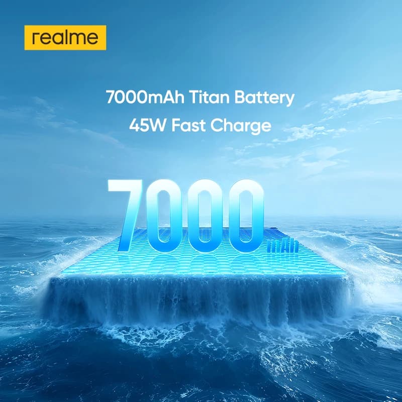 realme C85 4G Smartphone 6.8" 144Hz 1200nit LCD Display Snapdragon 685 Chipset 7000mAh Battery 45W Charge 50MP Camera IP69 Pro - 3