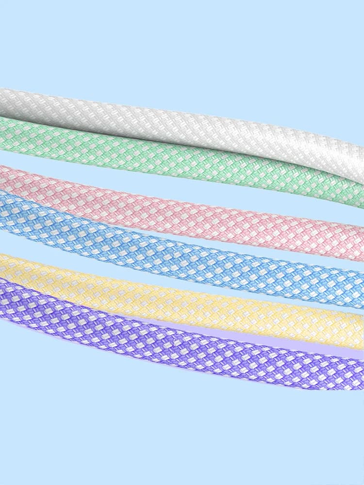 USB-C to Type C Color Cable For Apple iPhone 15 PD 60W Fast Charging For Huawei Xiaomi Samsung Type C Weaving Cable Accessories - 2