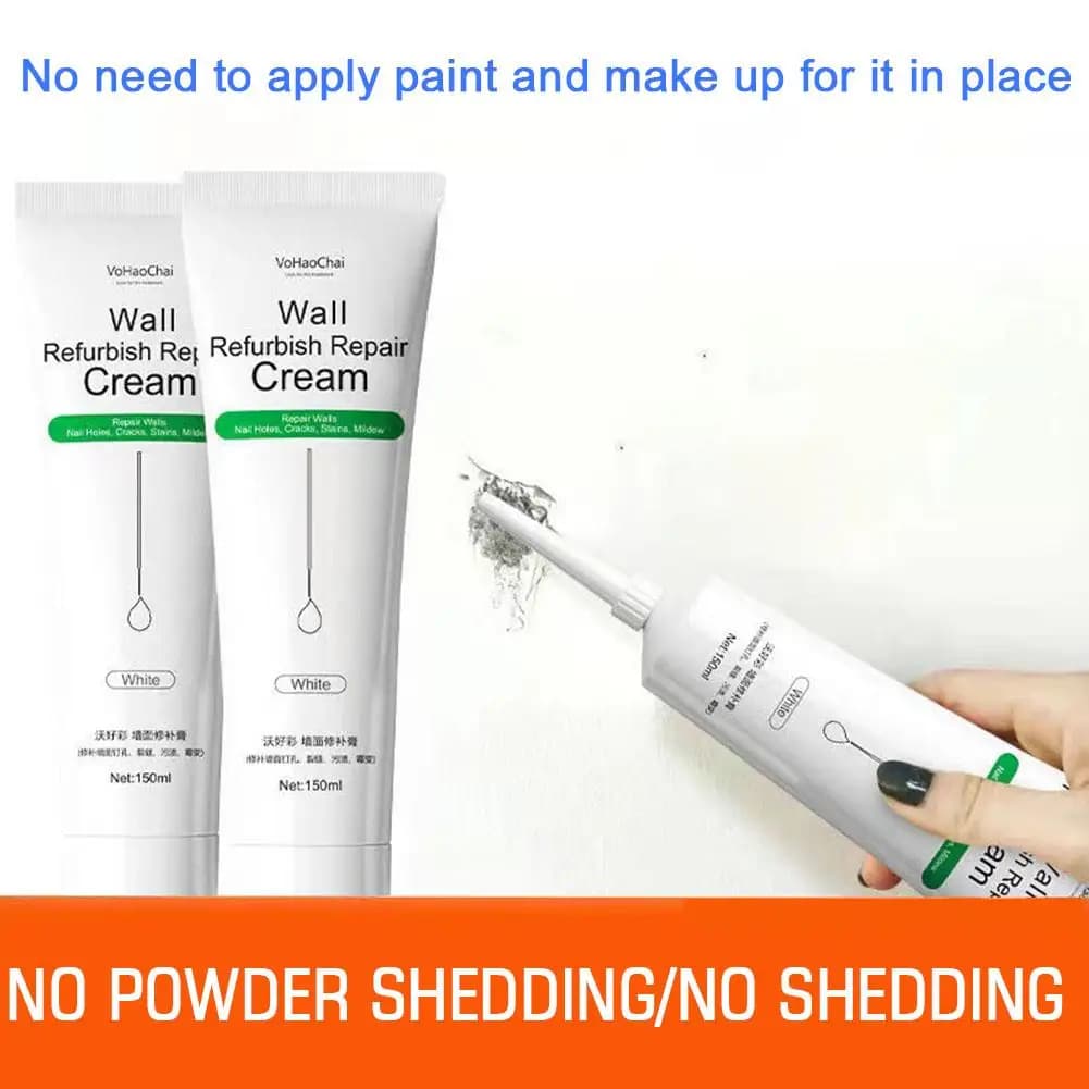 150ml Wall Repair Agent Wall Repair Paste Crack Nail Cream Valid Mouldproof Quick-Drying Patch Restore - 3