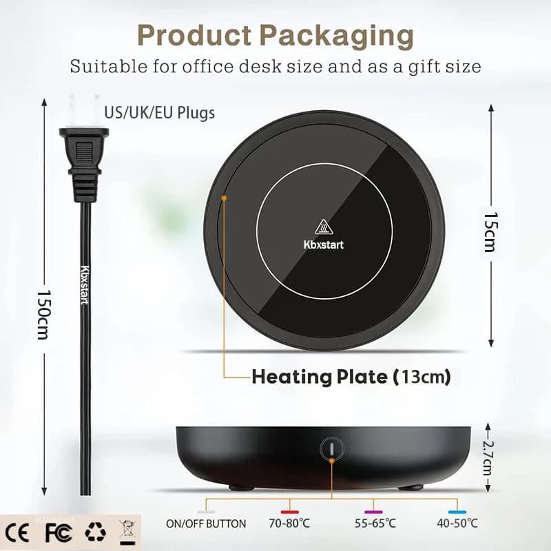 Cup Heater Coffee Mug Warmer Hot Tea Makers Heating Pad Warmer Coaster Electric Hot Plate Coffee Heater For Tea Milk - 5