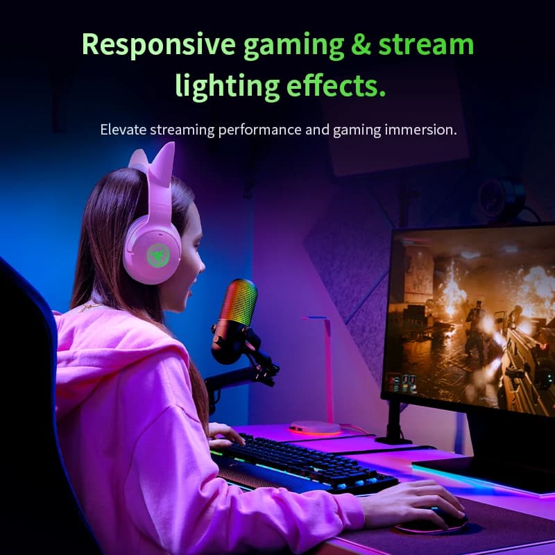 Razer Seiren V3 Chroma RGB Gaming Streaming Microphone - 2
