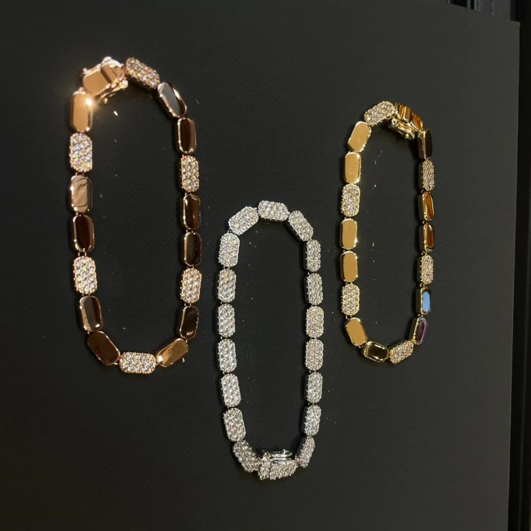 مجموعة الخريف الجديدة: سوار هندسي على شكل خلية نحل للمجوهرات النسائية