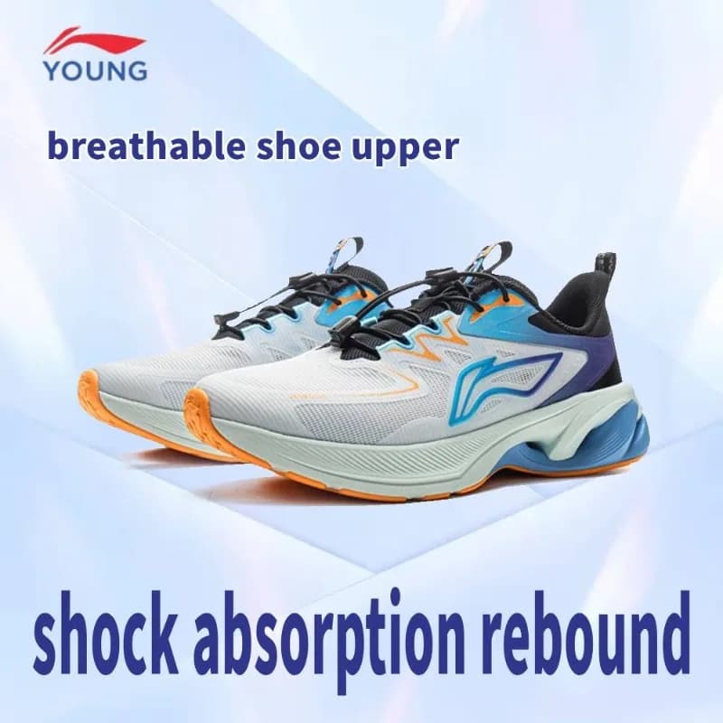 Li-Ning Kids' Running Shoes Chasing Light 2LITE Spring/Summer Unisex Versatile Comfortable Student Sports Shoes